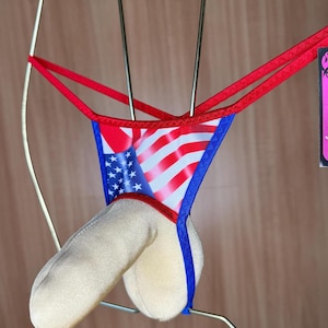 jovanadesign Open Front String - size S - Extreme Mens Ouvert String Open Balls Enhancer Swimwear Underwear Handmade in UK