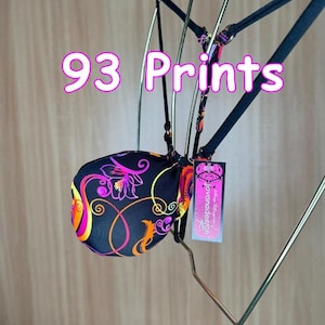 jovanadesign 4D Mens String, Push Out Male Bulge Bag String, 93 Prints, Ultimate Narrow Opening Pouch Swimwear Underwear Handmade in UK