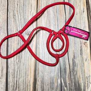 jovanadesign Separater LiftEnhancer String Extreme Herren Offener Verbesserungsanzug - Kirsche - Unterwäsche Bademode Handmade in UK