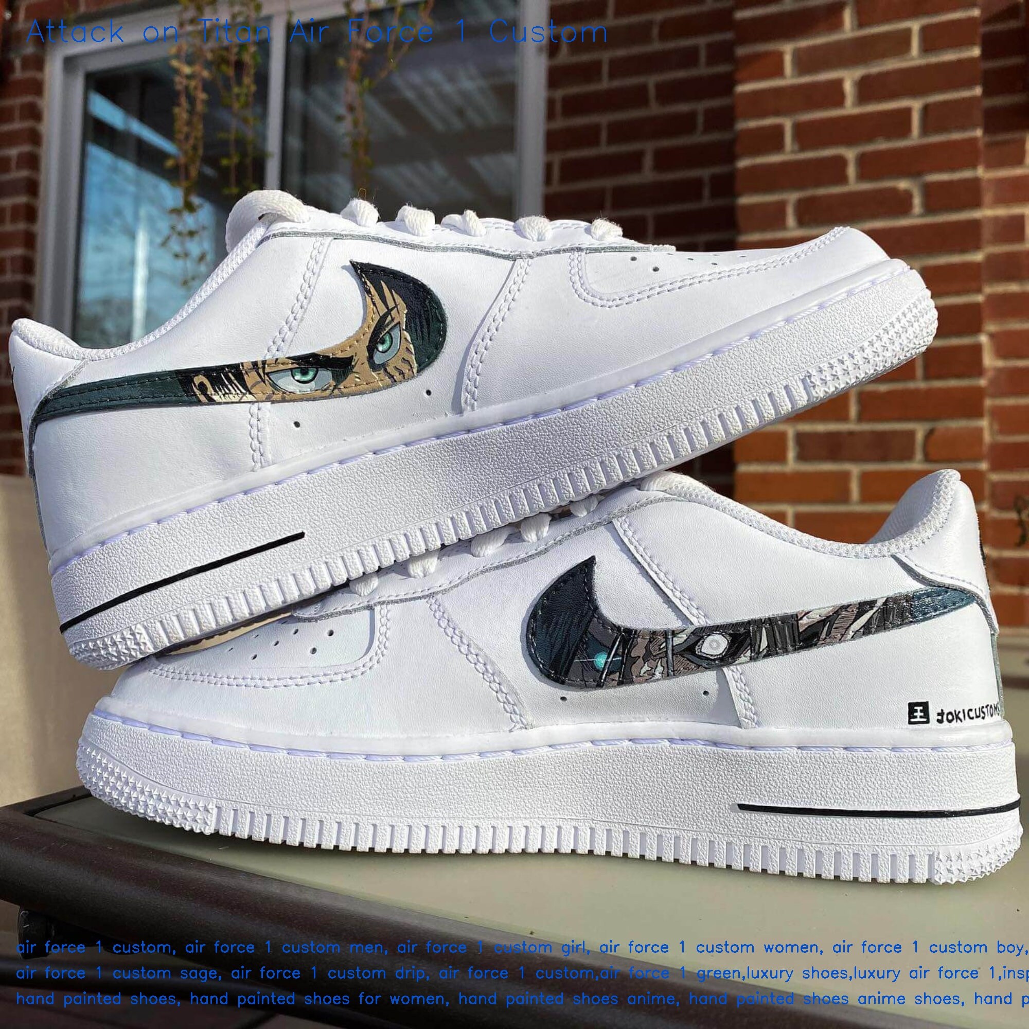 attack on titan custom air force 1