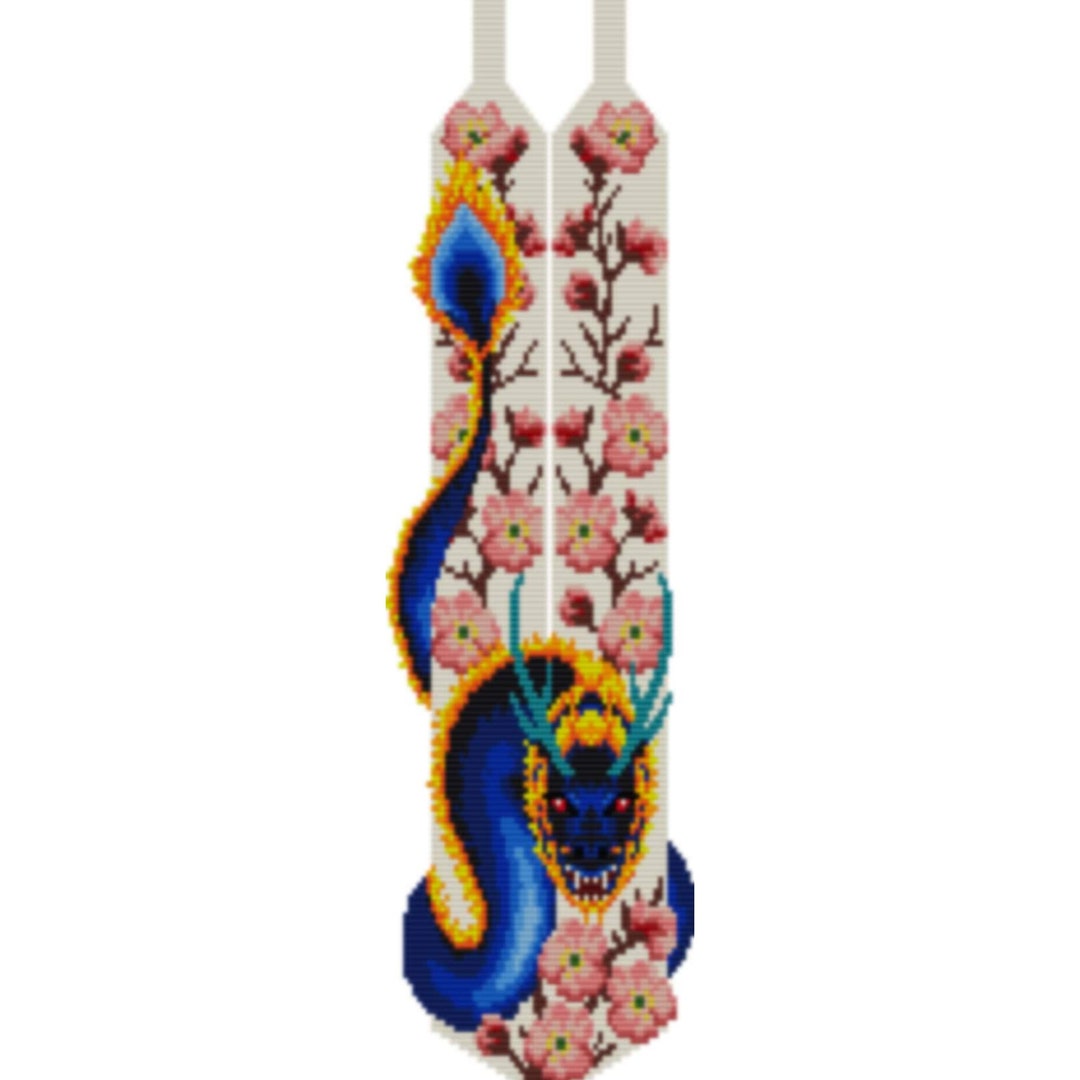PDF Pattern for Creating a Gerdan Dragon, Bead Loom Pattern Etsy