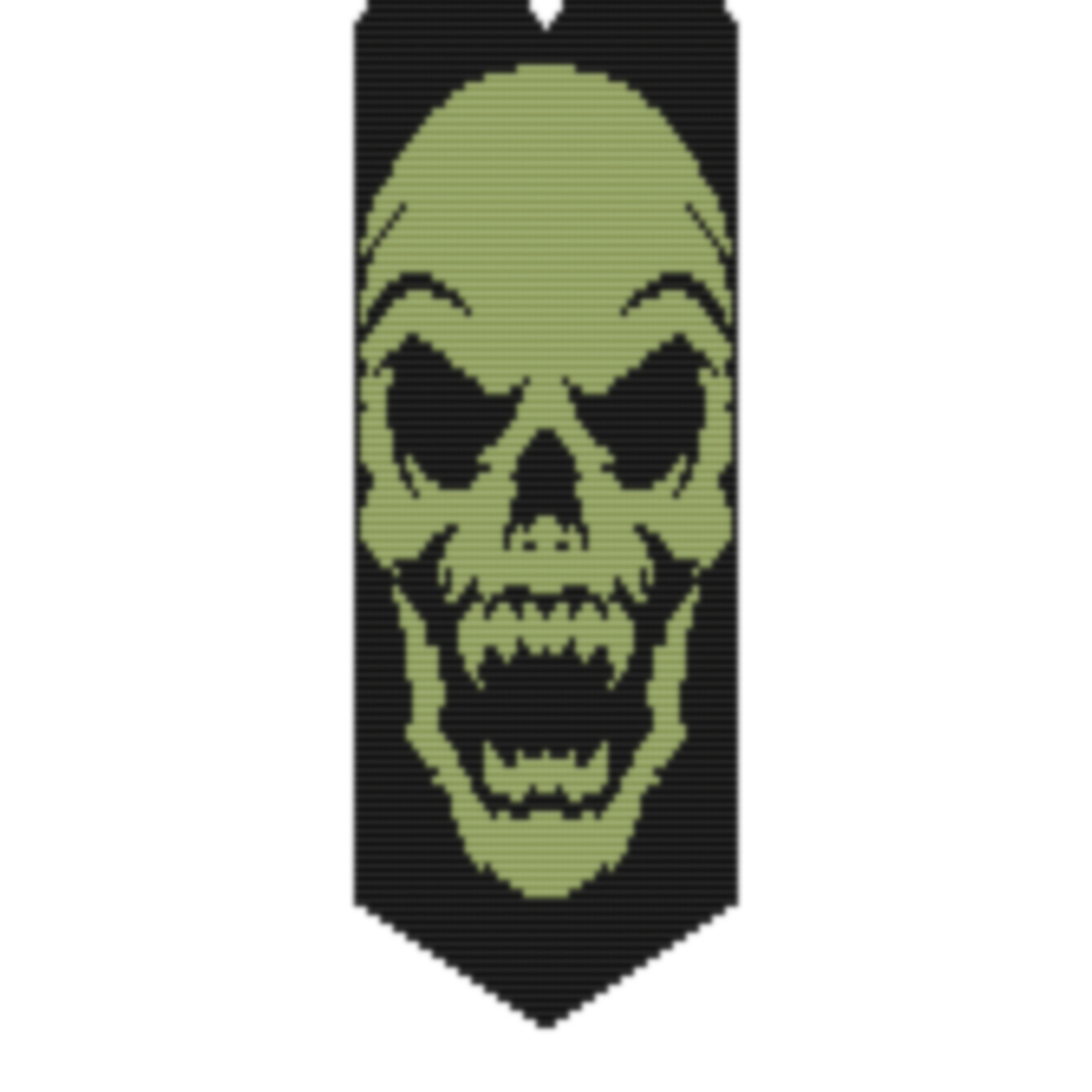 Rust Scull Pattern PDF Pattern for Creating a Choker Scull, Bead Loom Pattern - Etsy