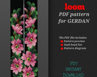 PDF pattern for creating a gerdan, bead loom pattern