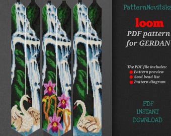 PDF pattern for creating a gerdan, bead loom pattern