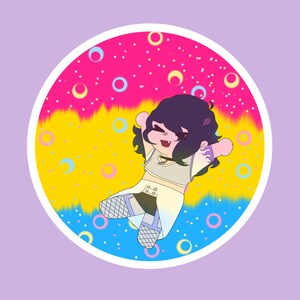 Orgullo Dionisio {Pansexual} - Mitología griega Pegatina