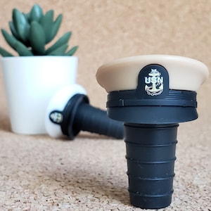 USN Senior Chief Combo Cover Bottle Stopper