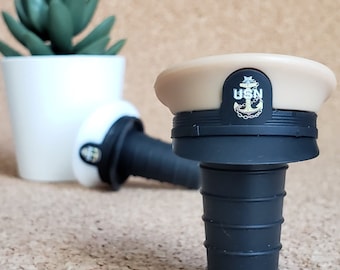 US Navy Senior Chief Combo Cover Bottle Stopper