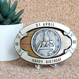 USN Chief Buckle 1893