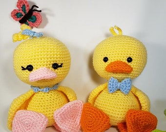 Duck Lovey Crochet Pattern | Duck Pattern | Cute Crochet Pattern | PDF PATTERN BUNDLE