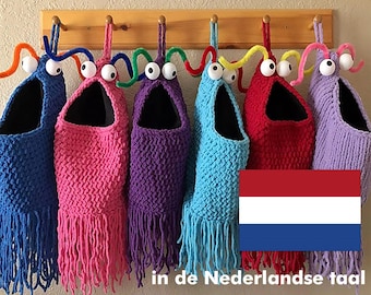 Yip Yip Jipjip Nederlandse versie - Crochet Alien Holders  - Crochet Alien Plant Hanger - PDF PATTERN BUNDLE