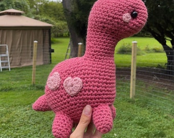 No Sew Amigurumi Crochet Pattern, Bronto the Dinosaur Plush , Brontosaurus, Dino, Amigurumi Pattern, PDF PATTERN BUNDLE