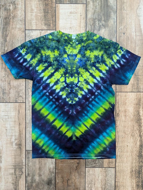 Tie Dye V T-Shirt- Size Small
