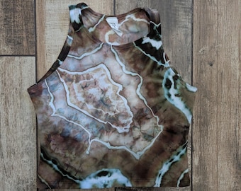 Tie Dye Geode Crop Top (Small-Xlarge)