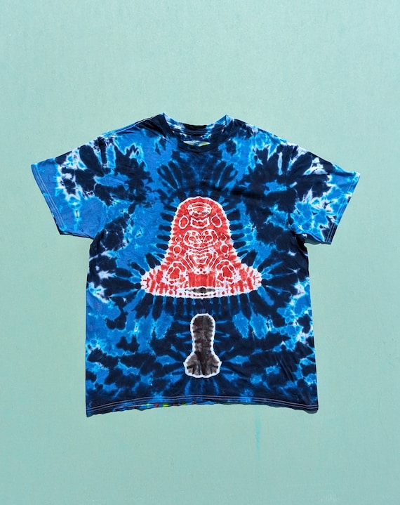 Psychedelic Mushroom Tie Dye T-shirt - Adult XL