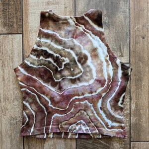 Tie Dye Geode Crop Top (Small-Large) image 2