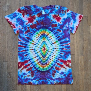 Rainbow Honeycomb Tie Dye- Size Women's Large