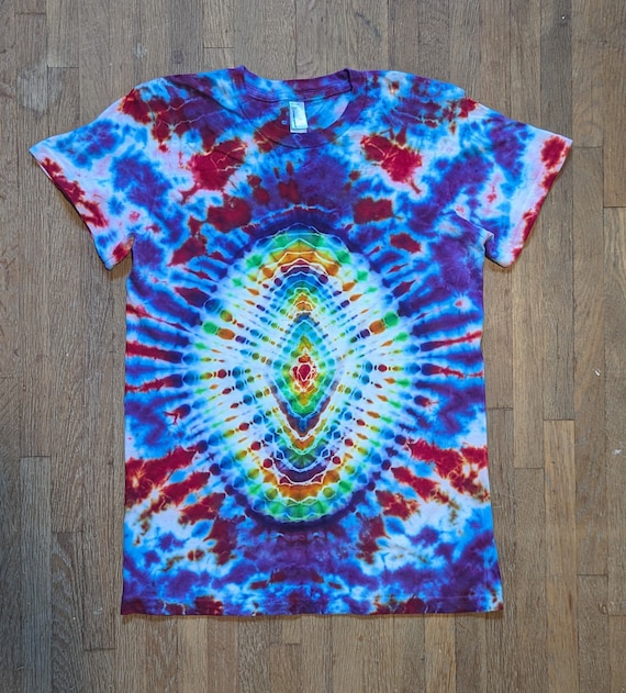 Rainbow Honeycomb Tie Dye- Size Women's Large