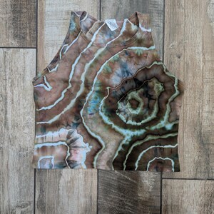 Tie Dye Geode Crop Top (Small-Xlarge) image 8