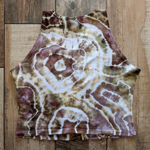 Tie Dye Geode Crop Top (Small-Large) image 6