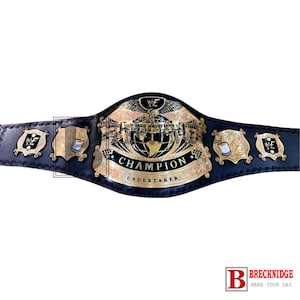Undisputed Champion Replica Belt Undertaker Version Wrestling Title Gift for Wrestling fan