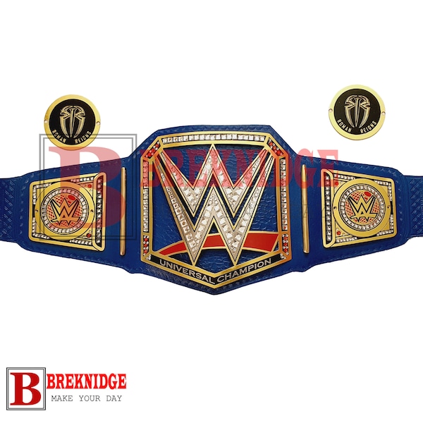 Wwe Championship Belt Side Plates Etsy