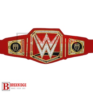 Universal Championship Belt Roman Reign Wrestling Fan Christmas Gift Red Belt