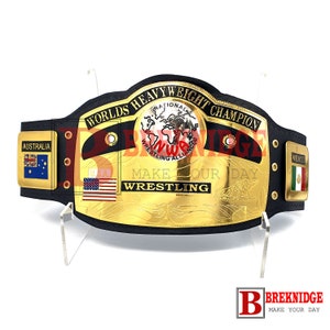 NWA Domed World Heavyweight Wrestling Champion Replica Belt