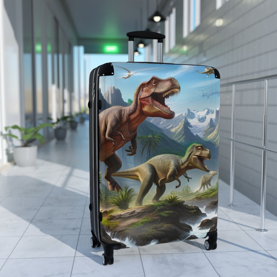 Dinosaur Suitcase Etsy