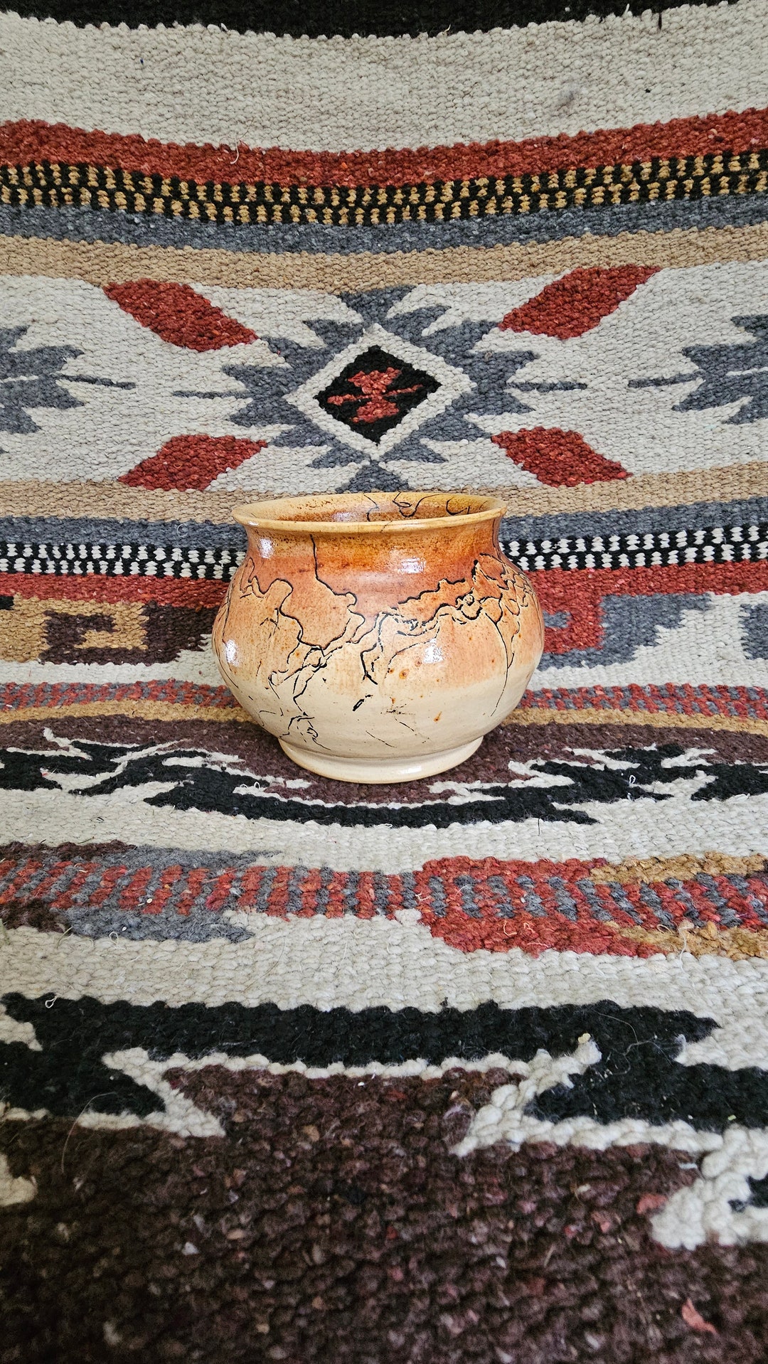 Wild Horse Coaster - Handmade Raku Pottery, Signed By Artist, NEW, Unique Home Decor Or Gift 11 thumbnail image