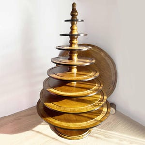 Macaron Tower: Wood Dessert Stand, Wedding & Shower Treats