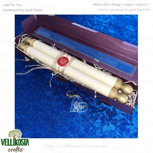Pergamino de papel antiguo, carta de amor manuscrita para boda, regalo personalizado, poema antiguo hecho a mano, propuesta, aniversario en blanco, pergamino vintage