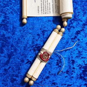 Handmade Antique Paper Scroll: Personalized Love Letter, Wedding Vow