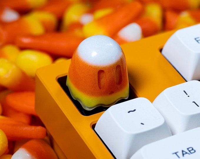 Spookey Candy Corn : Artisan Keycap