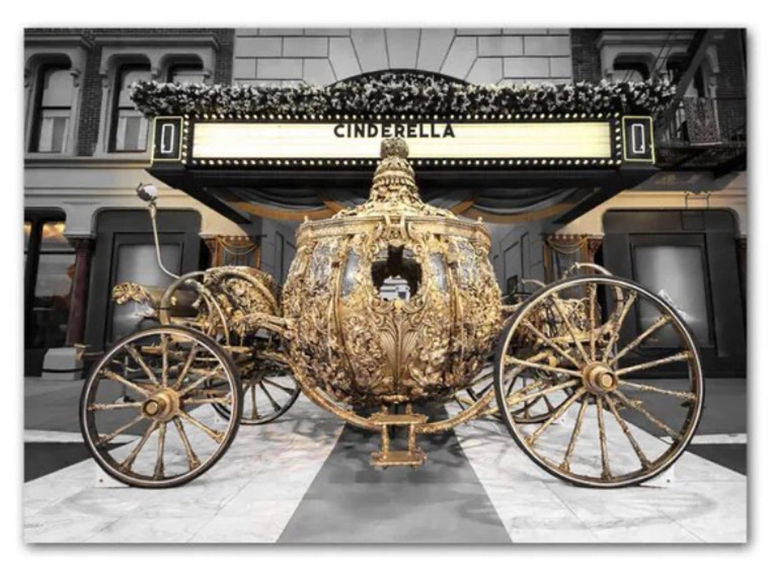 Cinderella Carousel Wall Art, Luxury Posters, Cute Wall Art, Cute Room ...