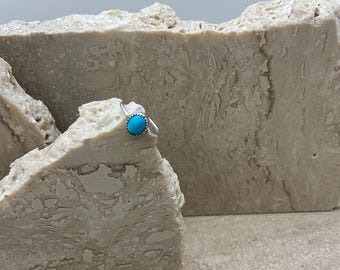 Sterling Silver Turquoise Ring - Size 4.5