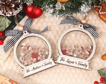 Personalized Gingerbread Family Christmas Ornament 2025: Custom Cookie Keepsake
