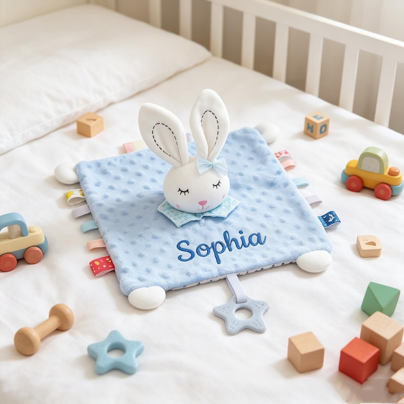 Baby lovey size guide
