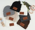 Custom baby beanies,Unisex baby hats with name patches,Toddler hats kids teens children infant newborn gifts,Personalized  baby gifts
