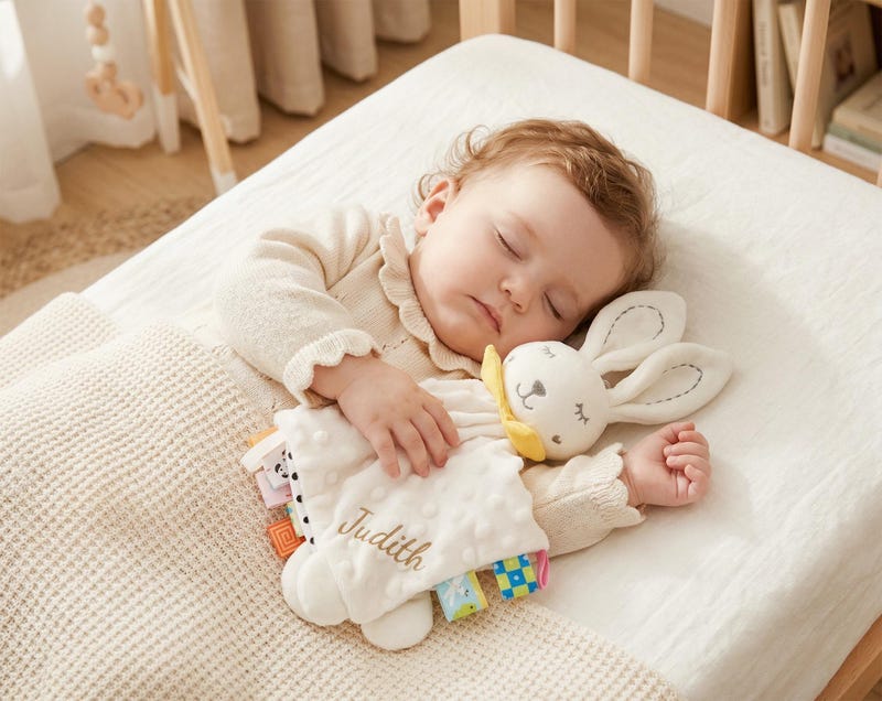 Baby lovey personalization options
