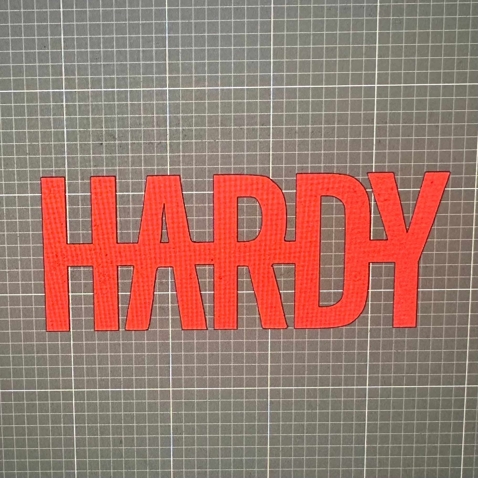 Hardy decal