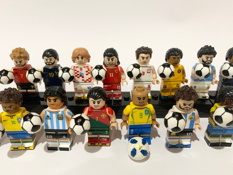 Soccer Minifigures Football Minifigures Cristiano Ronaldo Etsy UK