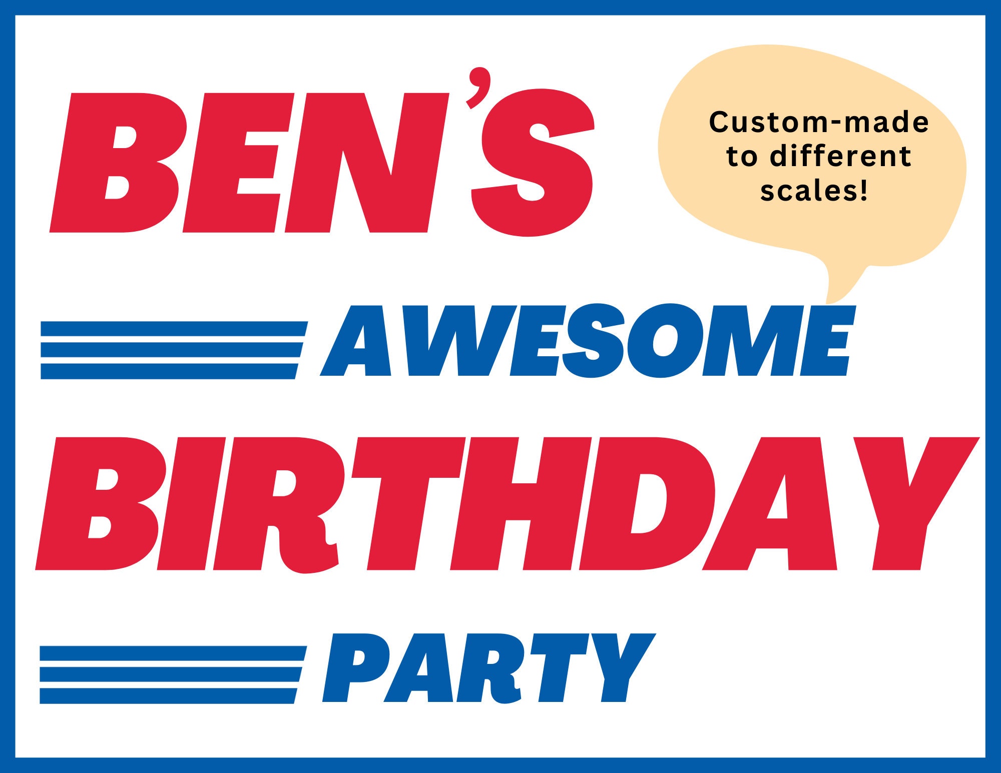 Costco Party Sign Customized Costothemed Sign With a Costco Free