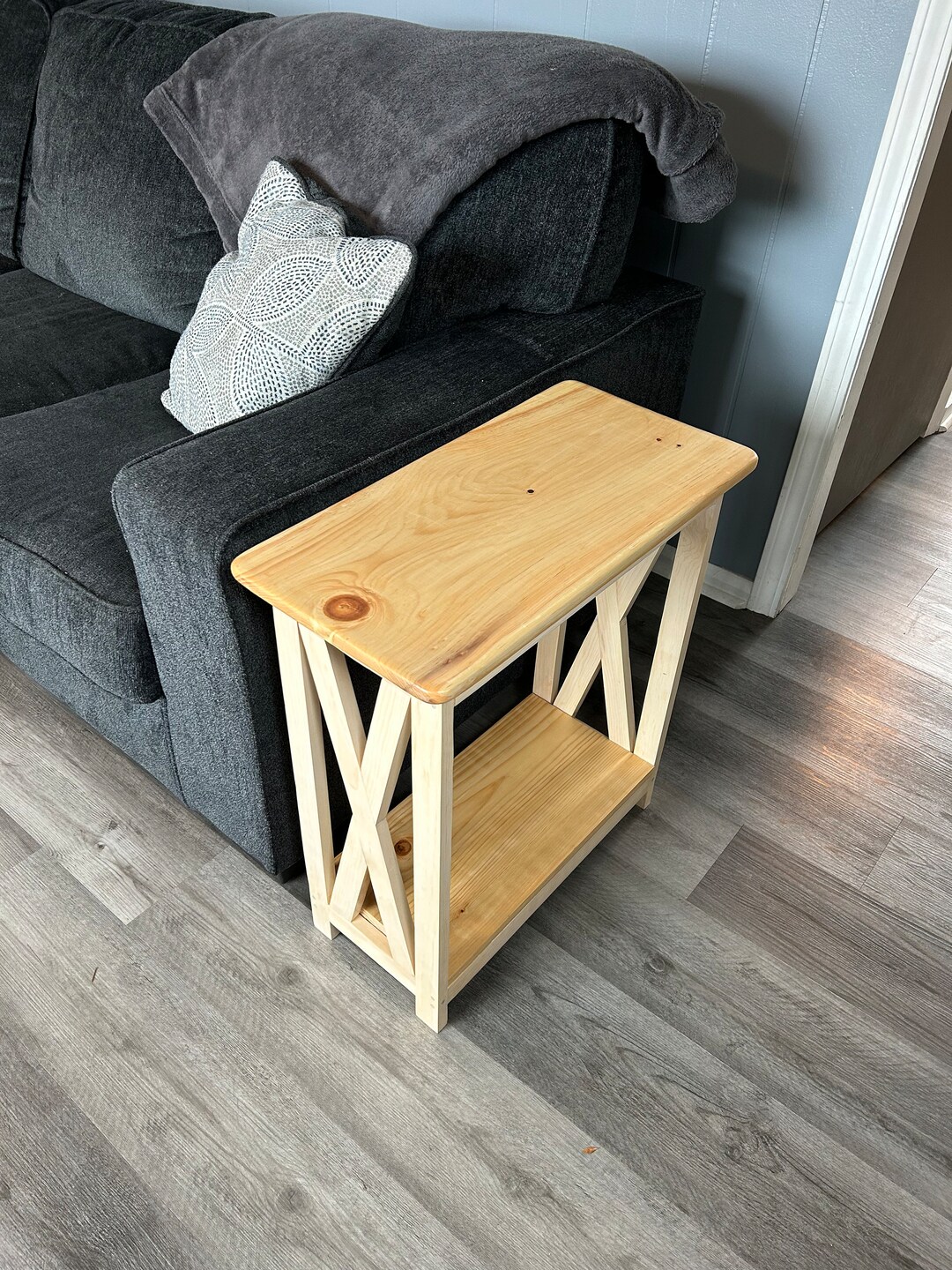 Farmhouse End Table Country End Table Rustic End Table Handmade Custom Sizing Etsy