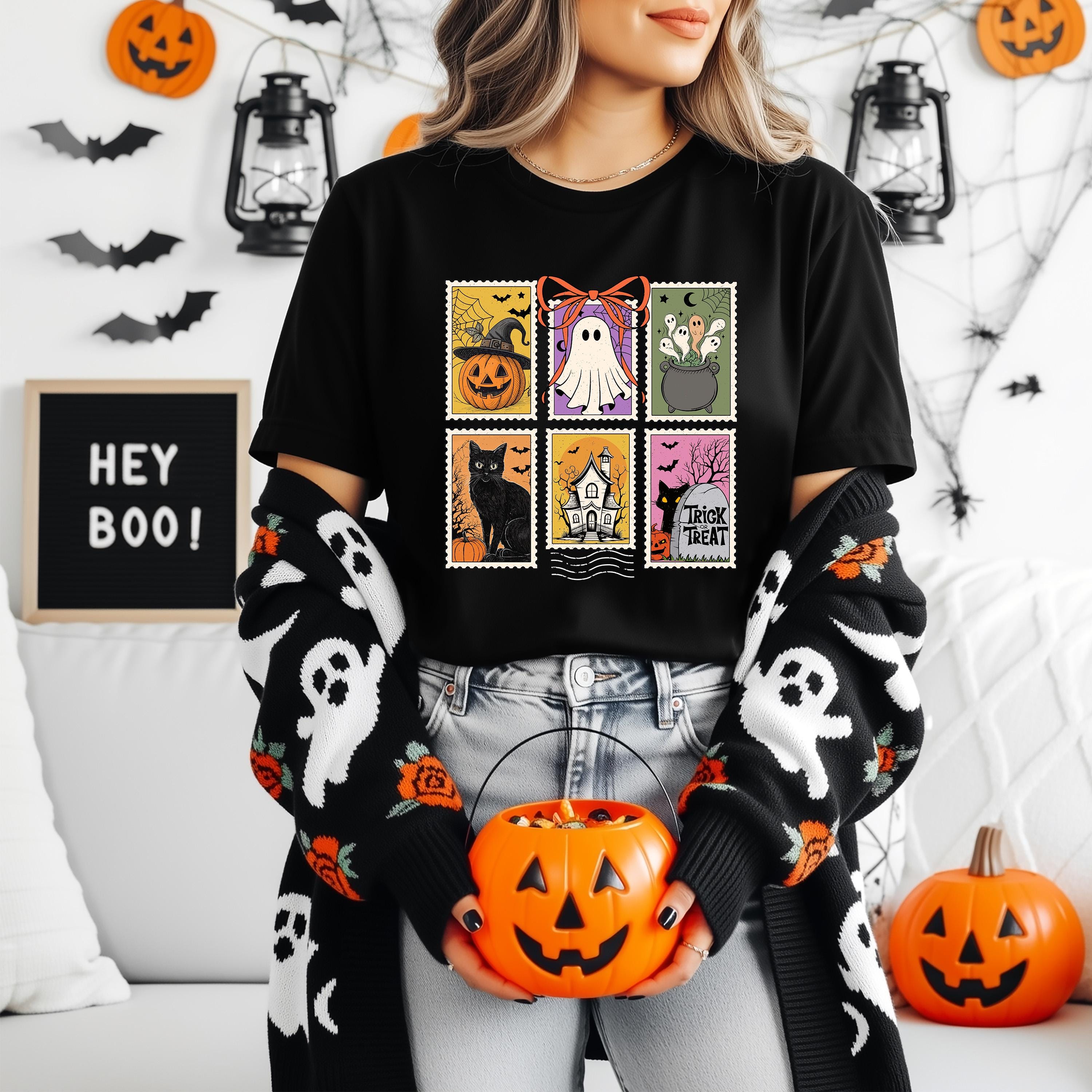Maglietta Fantasma Spaventosa Donna – Beware Of Hitch Halloween, Tshirt Haunted Mansion, Taglia S