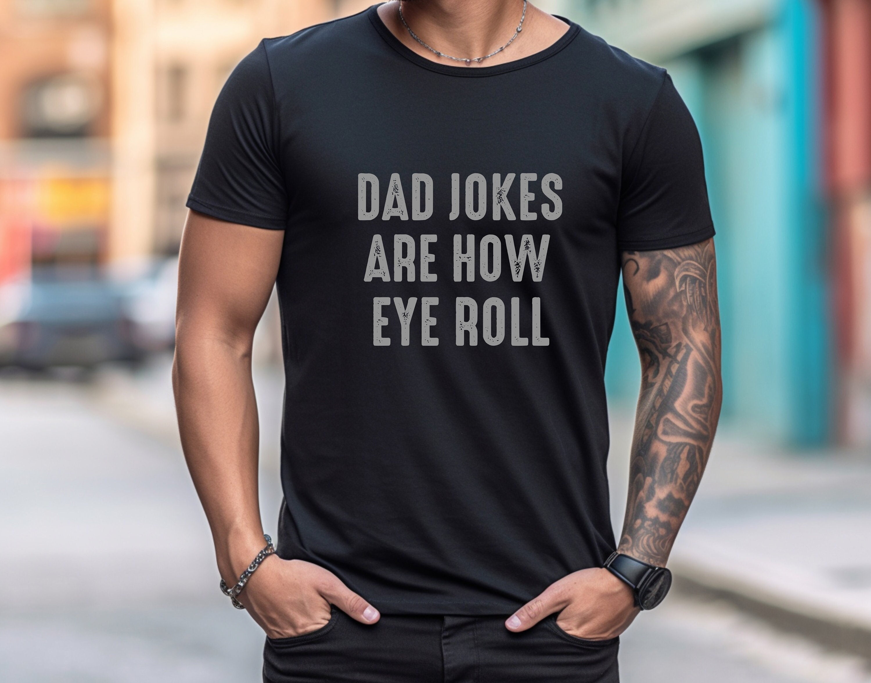 Funny Dad Shirt, Dad Jokes Are How Eye Roll, I Roll Tee, New Dad Shirt, Dad To Be Funny Shirt, Pun Joke Shirt, Father's Day Gift