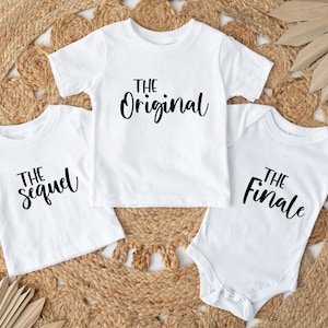 The Original The Sequel The Finale Tee, Big Sister Big Lil Bro, Matching Sibling Shirts, Middle Sister, Little Sis Funny Siblings Day Shirt
