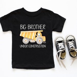 Big Brother Shirt, Big Brother im Bau Shirt, Brother Digger Bodysuit, Schwangerschaftsankündigung, Schwangerschaft enthüllen Shirt, Big Bro