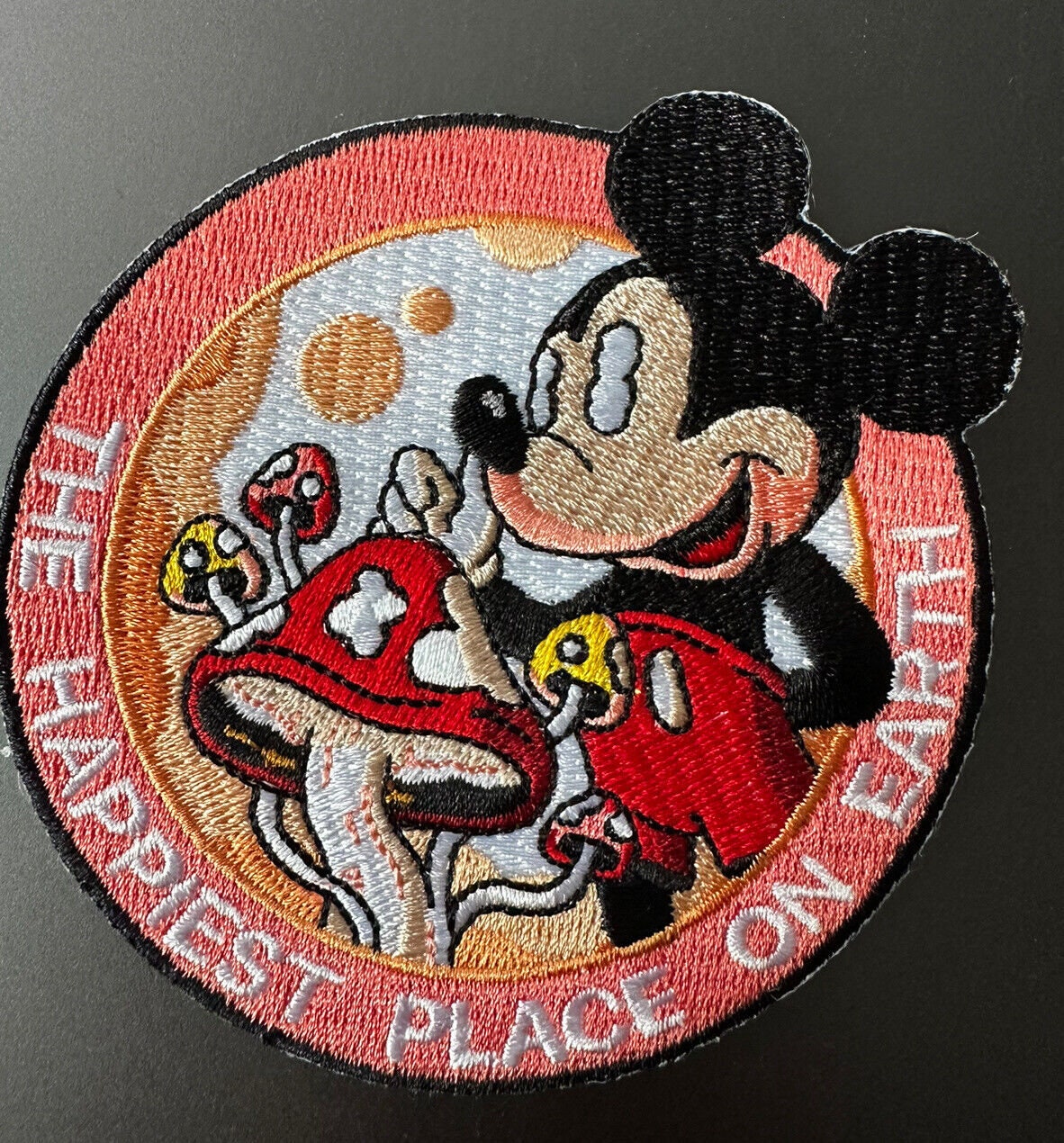 Classic Pete Mickey Mouse Iron on Patch
