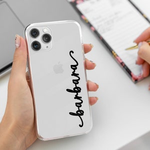 Custom name case for iPhone 16 15 pro max 16 plus 14 13 mini 12 plus 11, personalized monogram phone cover for Apple X Xr Xs 8 7 6