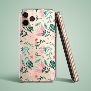 Flowers phone case for Oppo Reno 8 10 11 pro, Oppo Find X5 lite, cover for iPhone 14 pro 15 plus 12 13 mini 11 X 8, plant lover gift